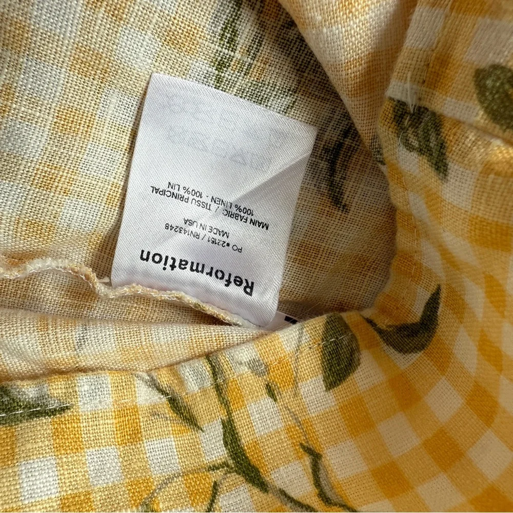 Reformation Kids Ametrine Linen Dress - Picture 5 of 6